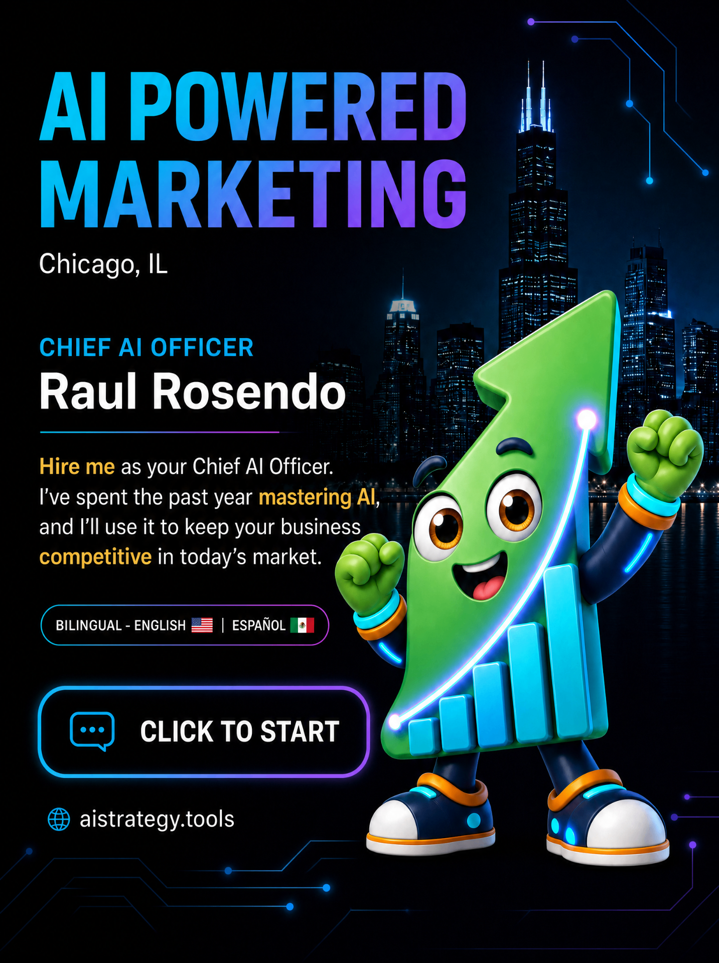 Professional flyer example